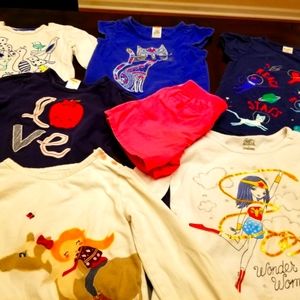 Lot of 8 Gymboree Little Girl's Clothing Size 5/5T